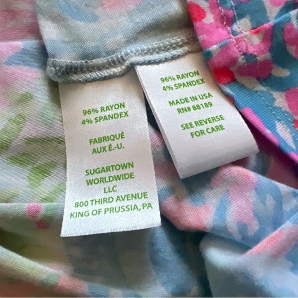 Lilly Pulitzer One Shoulder shirt - XL - Picture 6 of 6